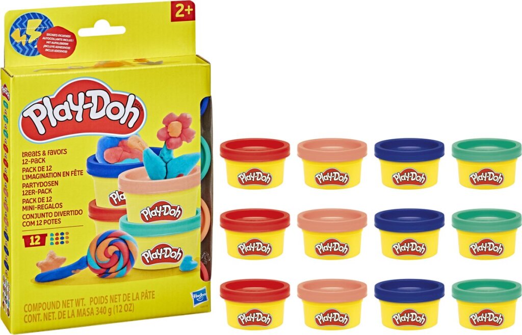 Play-Doh-Playdoh-Leckereien und -Gefälligkeiten, 12er-Pack