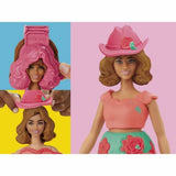 Play-Doh-Set Barbie-Blumen und Fransen – Puppenkleidung herstellen – Modelliermasse