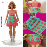 Play-Doh-Set Barbie-Blumen und Fransen – Puppenkleidung herstellen – Modelliermasse