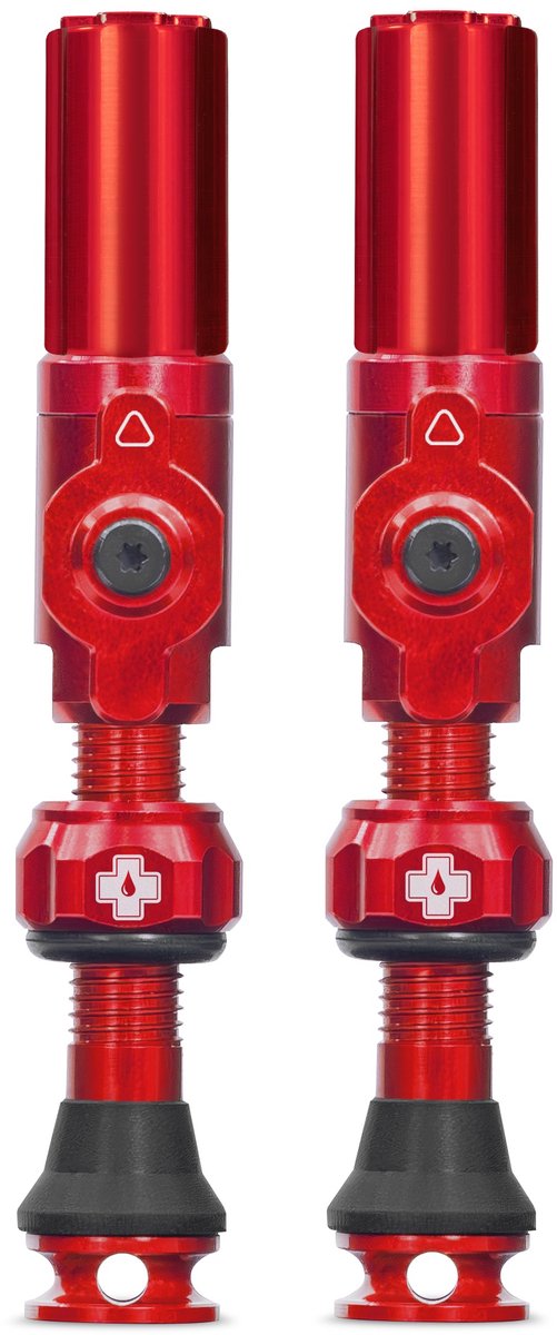 Muc--off muc-off tubeless ventiel big bore hybrid medium red auto schräder ventiel 35mm