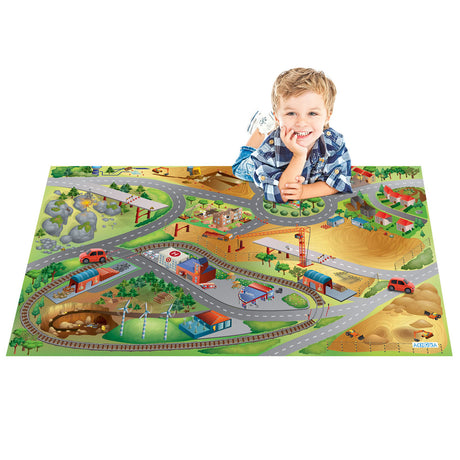 Achoka Play Dress City und Baustelle, 100x150 cm