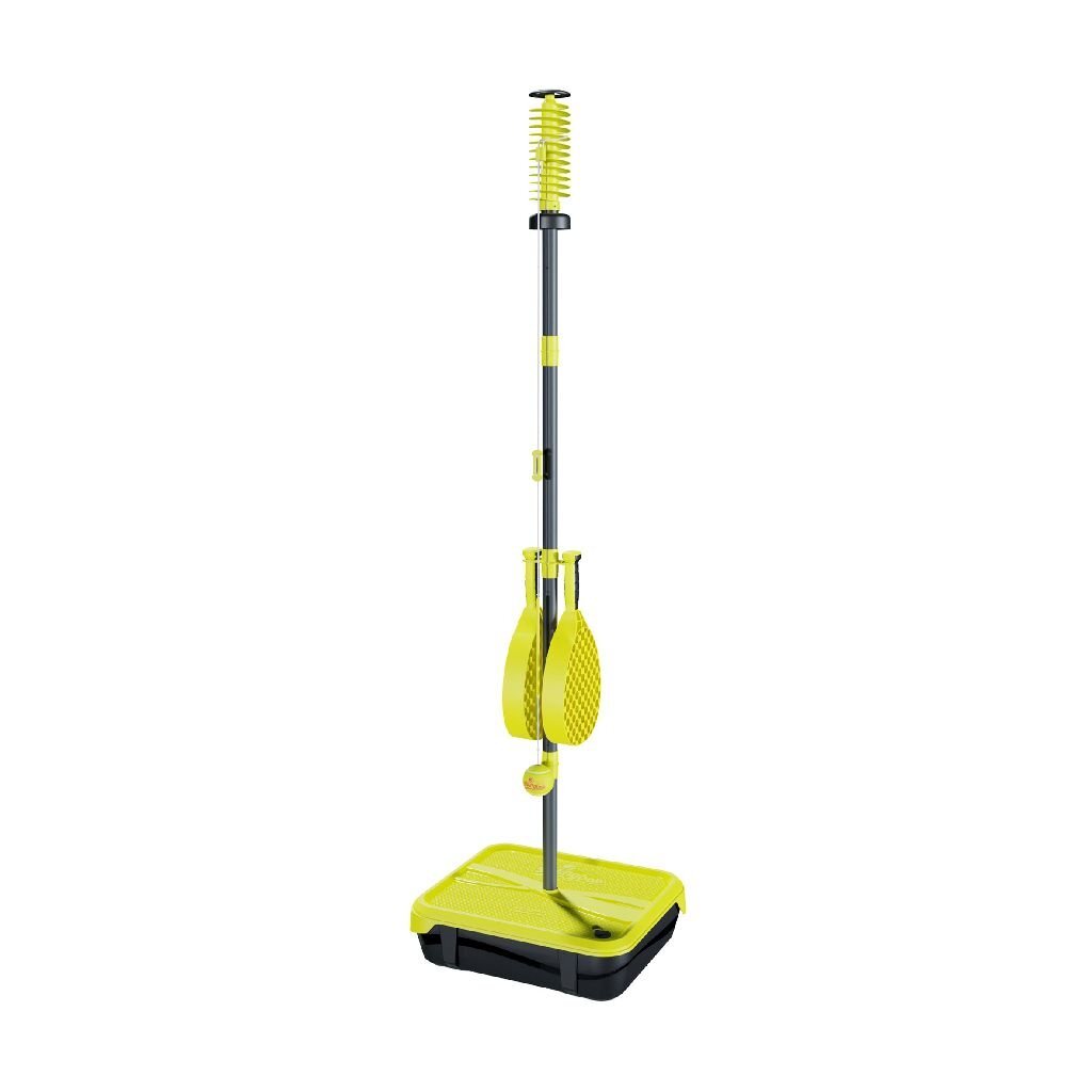Swingball Pro-Tennispfosten mit All-Surface-Basis schwarz gelb