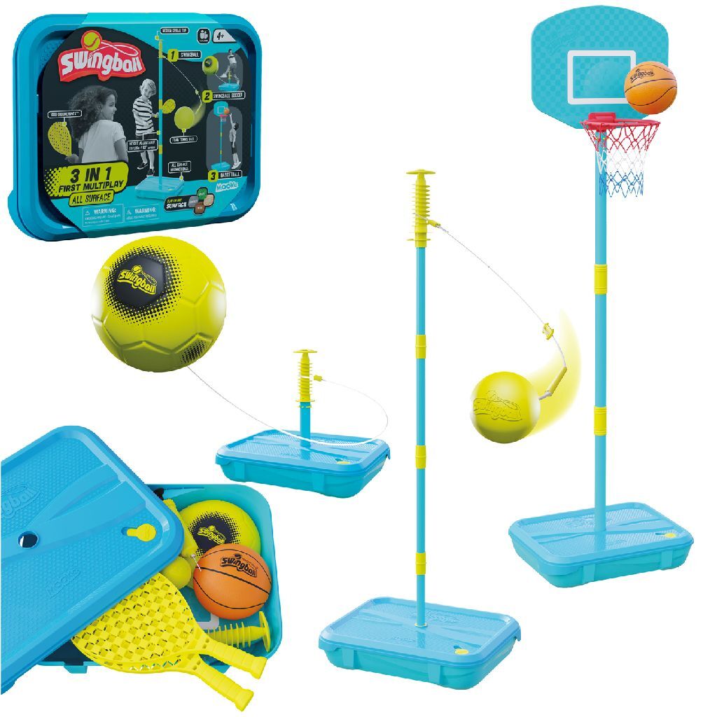 Mookie Mookie 3in1 Erster Multiplay -Swingball