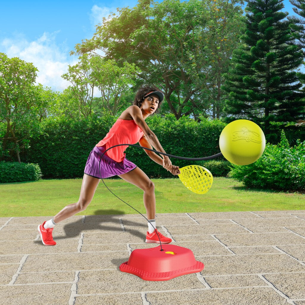 Swingball Reflex Tennis Trainer med al overfladebaseret rød gul