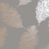 Cubos de pared holandeses Cubos de pared holandeses Fawning Fawning Feather Grey y Rose Gold Colored