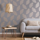 Cubos de pared holandeses Cubos de pared holandeses Fawning Fawning Feather Grey y Rose Gold Colored