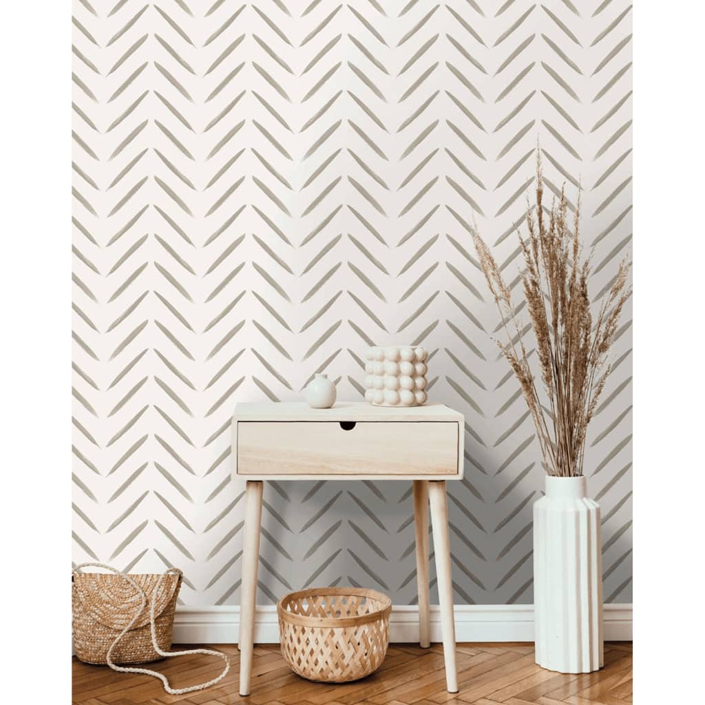 Hollandske Wallcoverings Dutch Wallcoverings tapet Chevron Taupe