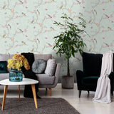 Hollandske Wallcoverings Dutch Wallcoverings tapet Phoebe Mint -farvet