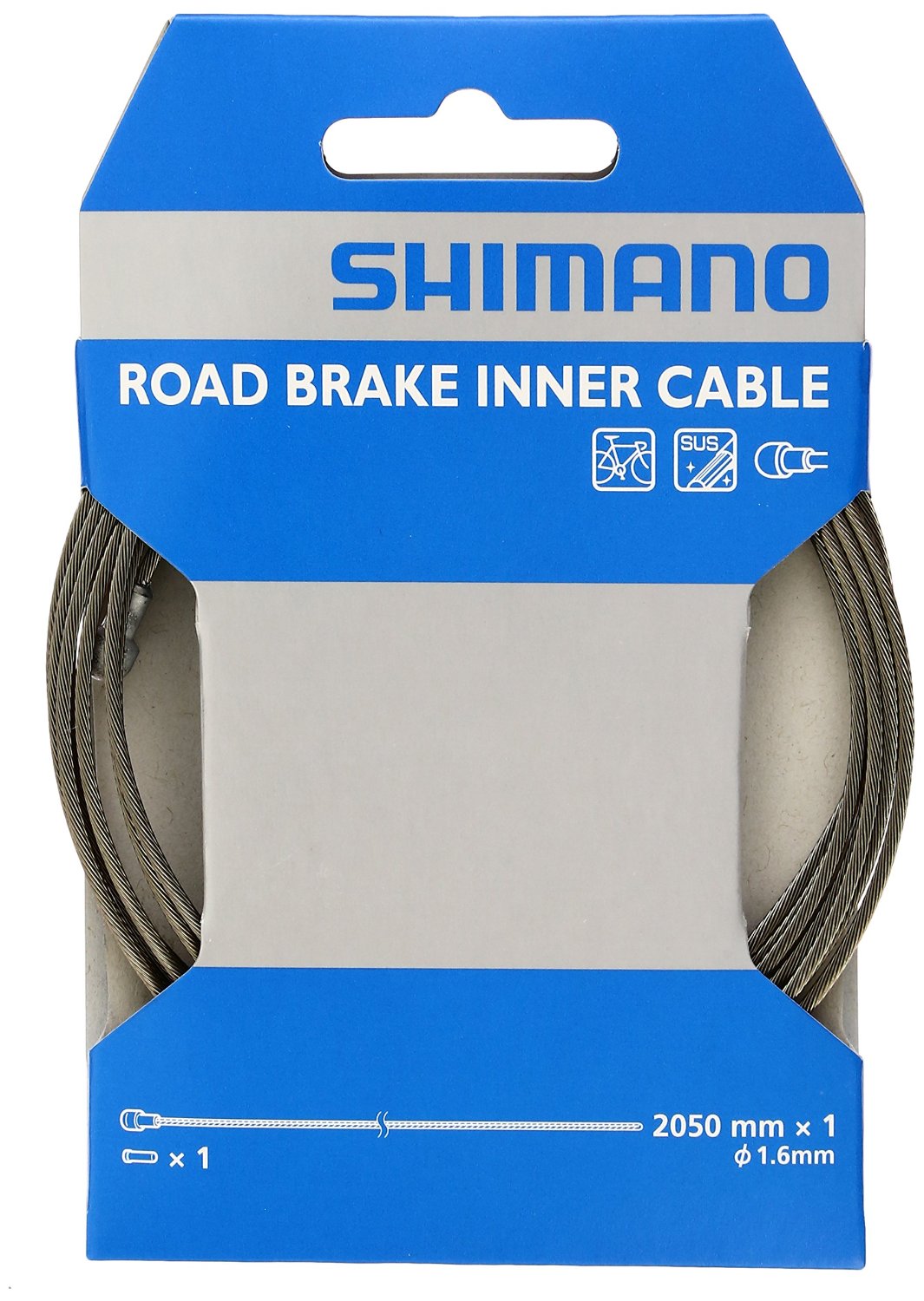 Shimano Rem Binnenkabel Race rostfritt stål 2050mm