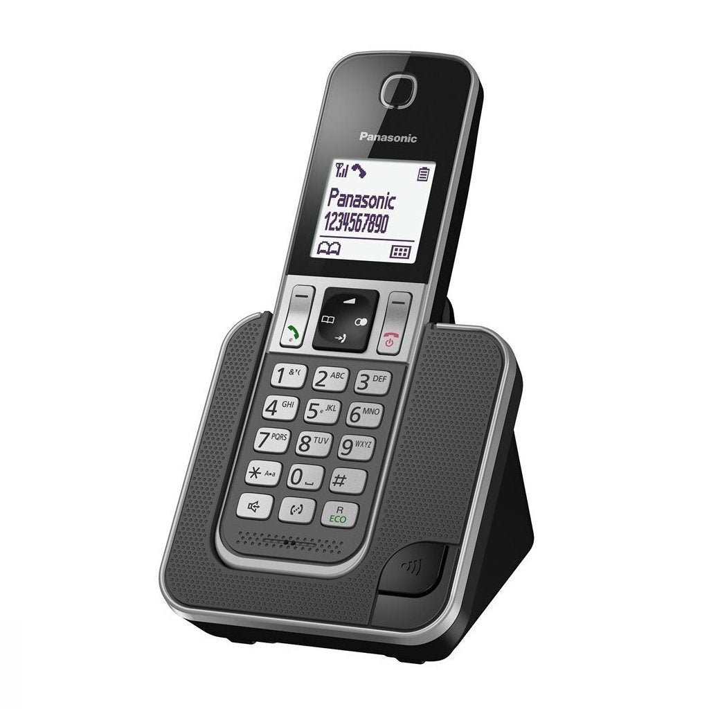 Panasonic KX-TGD310NLG Single DECT Teléfono Negro Gris