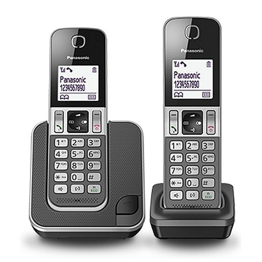 Panasonic KX-TGD312NLG Telefonen 2 Stéck schwaarz gro