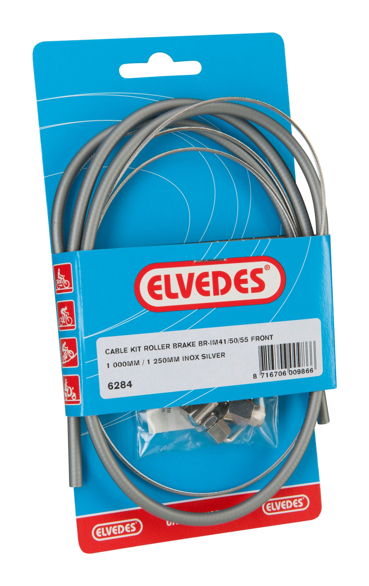 Elvedes for brake cable Nexus Rollerbrake CPL. Silver 6284