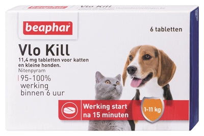 Beaphar Vlo Kill+ Small Dog Cat fino a 11 kg