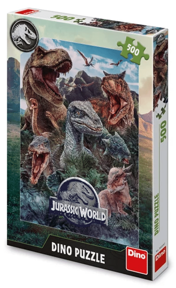 Dinotoys Dino-Puzzle der Jurassic World-Dinosaurier – 500 Teile