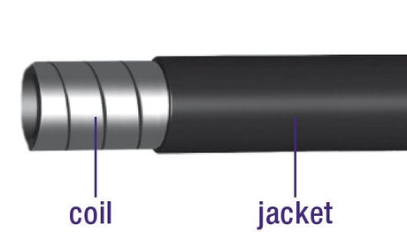 ELVEDES REMN OUTDER kabel bez podšívky Ø5mm 10 metrů černá (Roll)