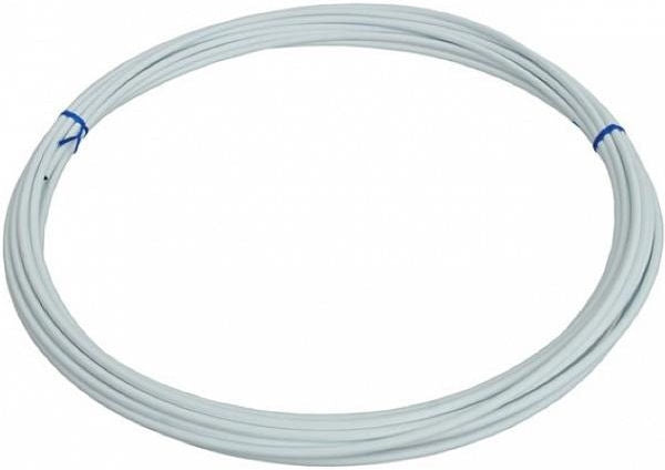 Zavorni zunanji kabel 10 m x 4,9 mm beli