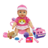 Meine schöne Puppenzimmerpuppe 31 cm trinken und pinkeln 11 Zubehörteile 2 sortiert