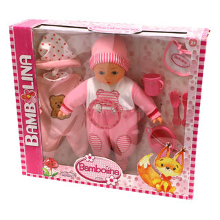 Bambolino-Puppe 40 cm spricht 50 niederländische Sätze