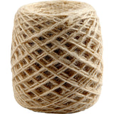 Creativ Company Naturhanf, Stärke 1-2 mm, natur, 150 m 1 Rolle