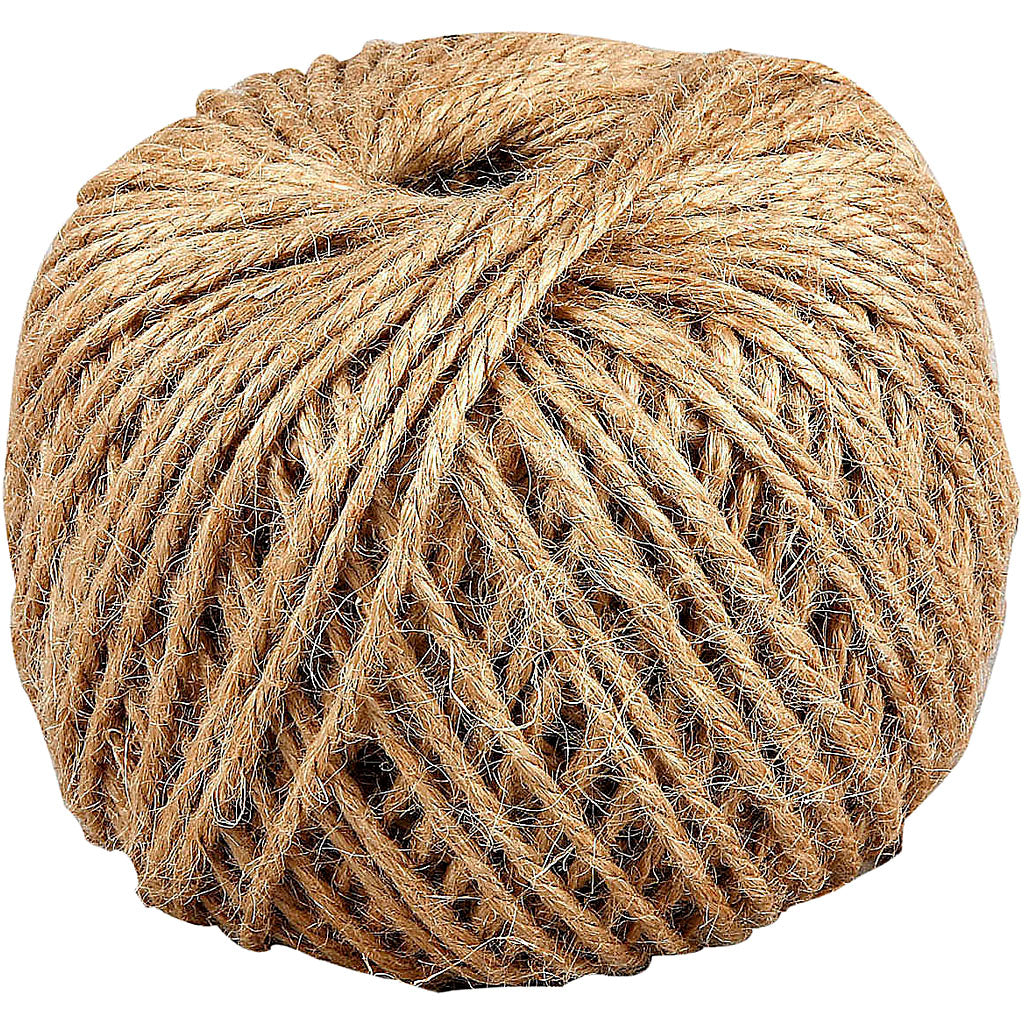 Kreativfirma Natural Hanf Seil 3mm, 100 m