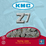 KMC Bicycle Chain Z7 6 7 Speed ​​Grey 114 Schakels