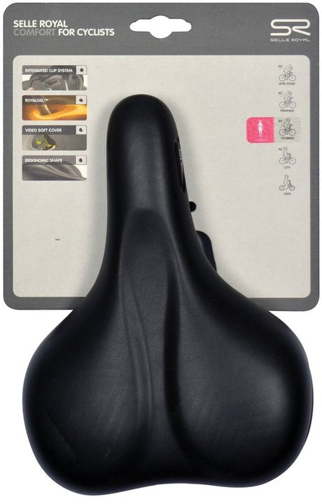 Bicycle Saddle Selle Royal Rio Plus Women - Black