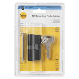 Yale 1070952 - profielcilinder 500 zwartmat 60mm (30 30) | 2 stuks