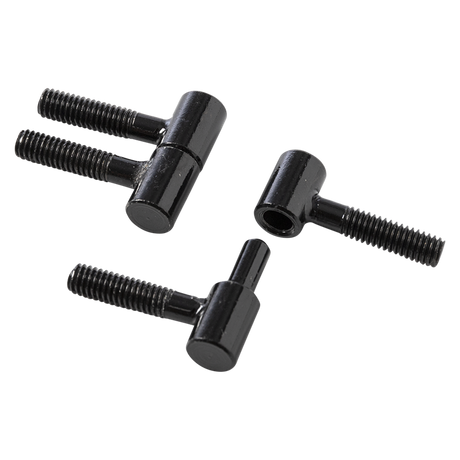Mack 1071183 - 2 meubel inboorpaumellen zwart ø 9 x 23 mm | 5 stuks