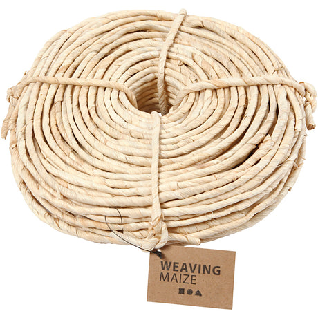 Creativ Company Maiskordel, B: 3,5-4 mm, ca. 90 m, natur, 500 g 1 Knäuel
