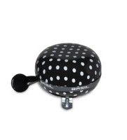 Basil Polkadot - Bicycle Bell - 80 mm - svart hvit