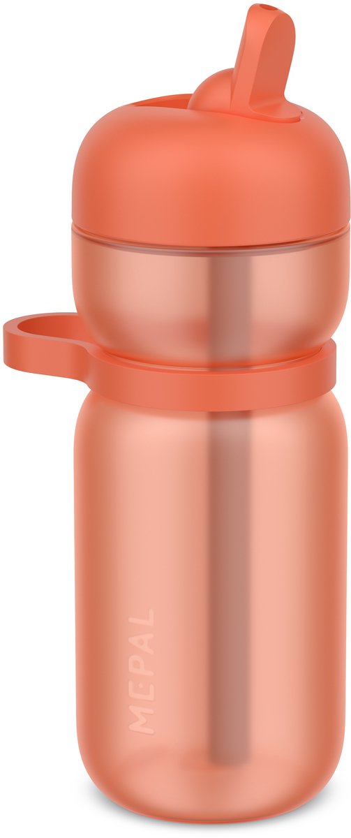 Mepal Trinkflasche Flip Sport 600ml - Pfirsichorange