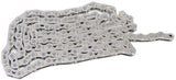 Steel bicycle chain for city e-bike, 102 links, 1 8, silver