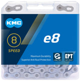 KMC Ketting 6 7 8 speed E8 EPT 122 schakels zilver