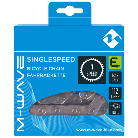 M-wave m-wave (kmc) náhrdelník E-Bike Single Speed ​​1 2x3 32 112 Left Silver