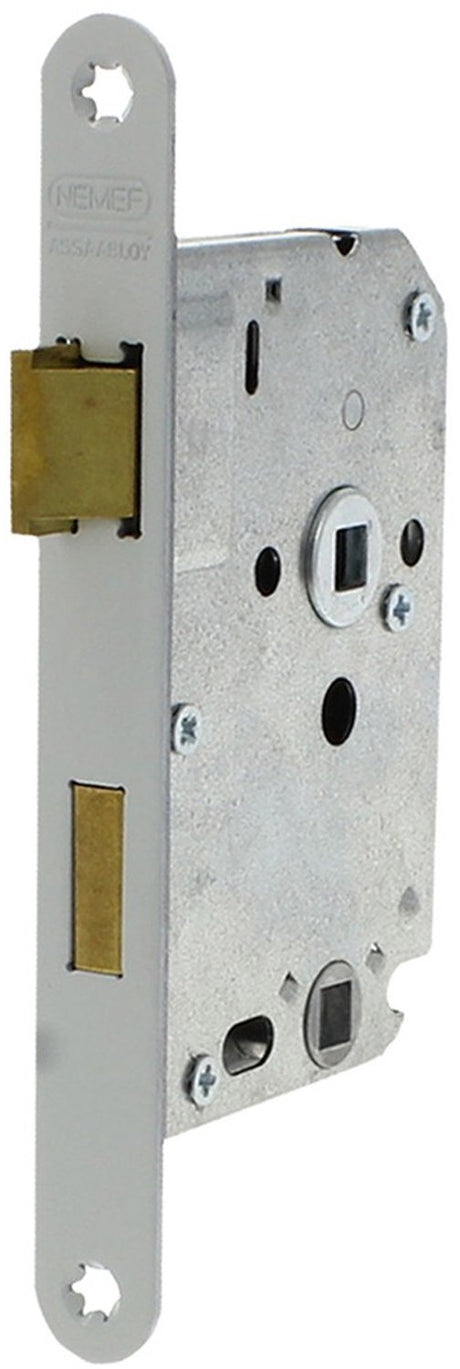 Nemef badkamer wc-slot - staal gelakt - rechts - 1264-4 - 50 mm