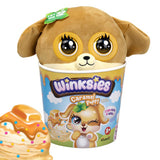 Silverlit Winksies Caramel Welpe – interaktives Kuscheltier in einem Eisbecher