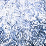 Niederländische Wandverkleidung Tapete Flüssige Marmor Blauw