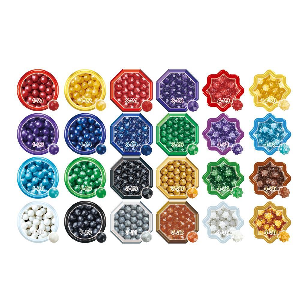 Aquabeads aquabeads navulling glans parels pakket 2000 stuks