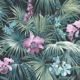 North Wall Noordwand tapet Tropical Flowers Green