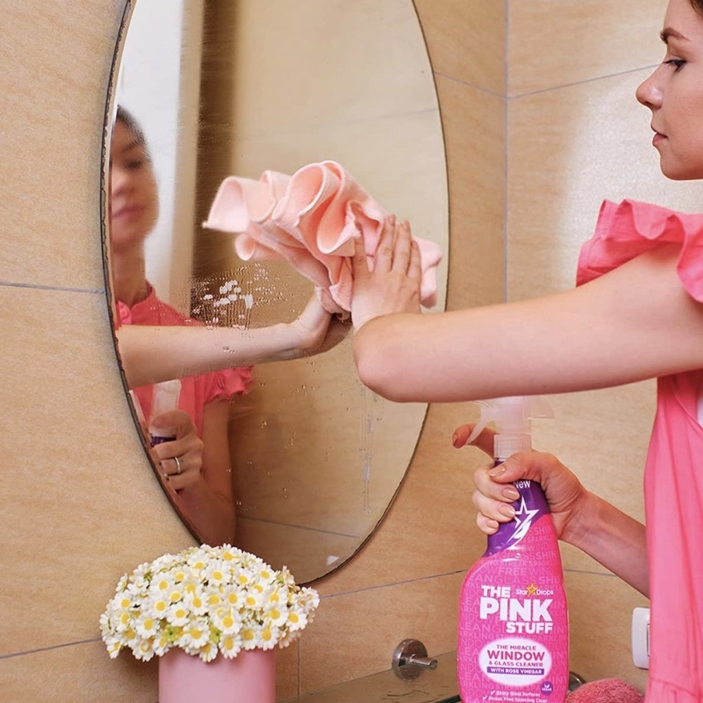 The Pink Stuff Fensterglasreiniger 750 ml Spray | 4 Stück