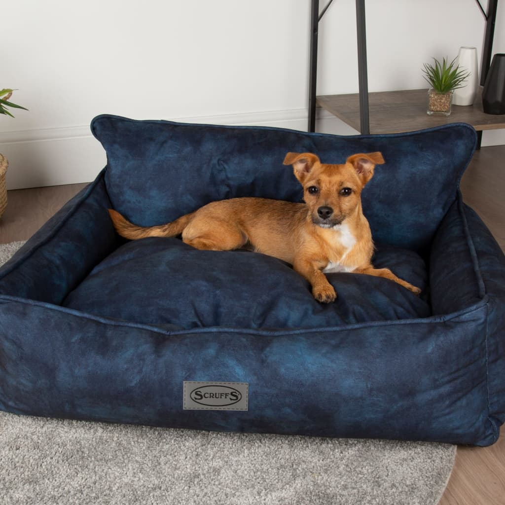 Scruffs Tramps Scruffs Tramps Dog Bank Kensington Størrelse L 90x70 cm Marine Blue