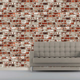 Hollandske Wallcoverings Dutch Wallcoverings tapet mursten rood