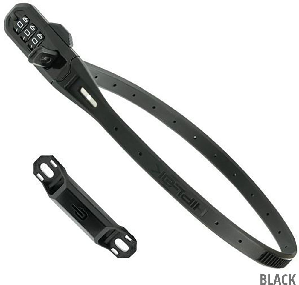 Hiplok z lok combo cable tie lock with steel core and combination lock | orange