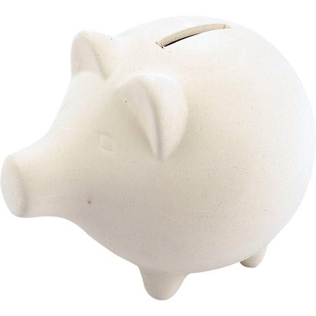 Creativ Company Sparschwein, H: 11 cm, L: 14 cm, 10 Stück 1 Box
