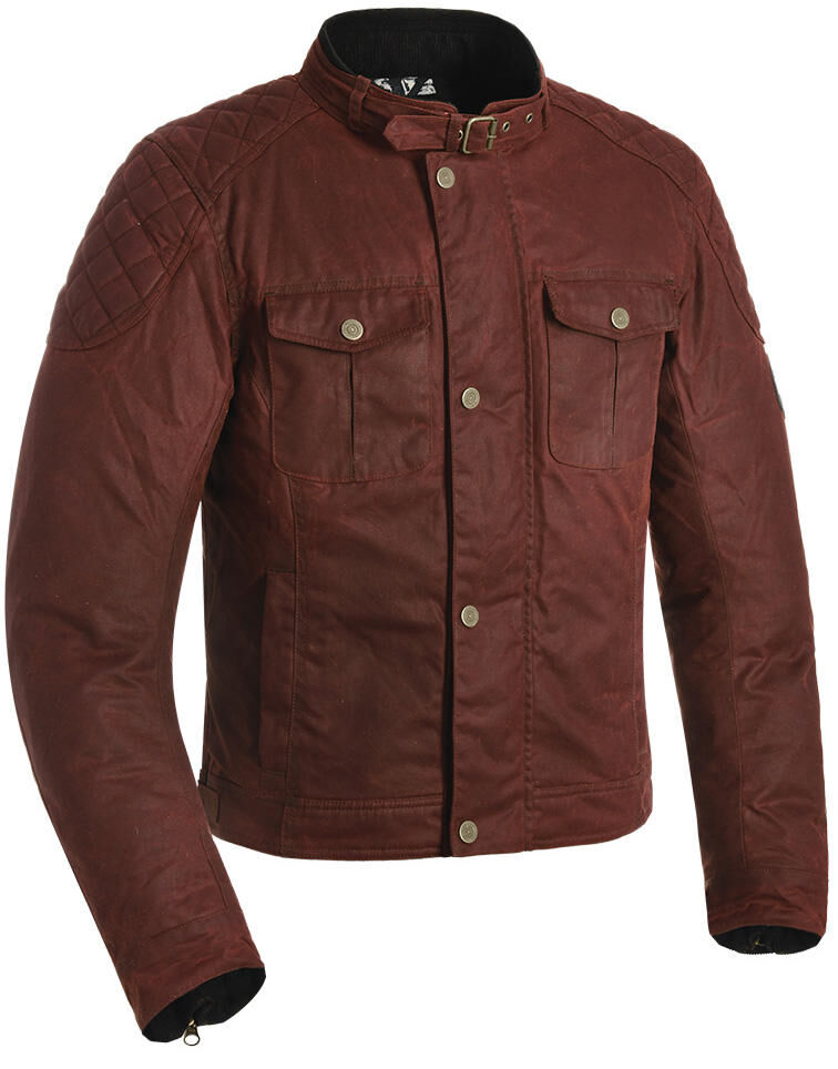 Oxford-Jacke Holwell 1.0 Jacke Holwell 1.0 Wachsbaumwolle rot 5XL