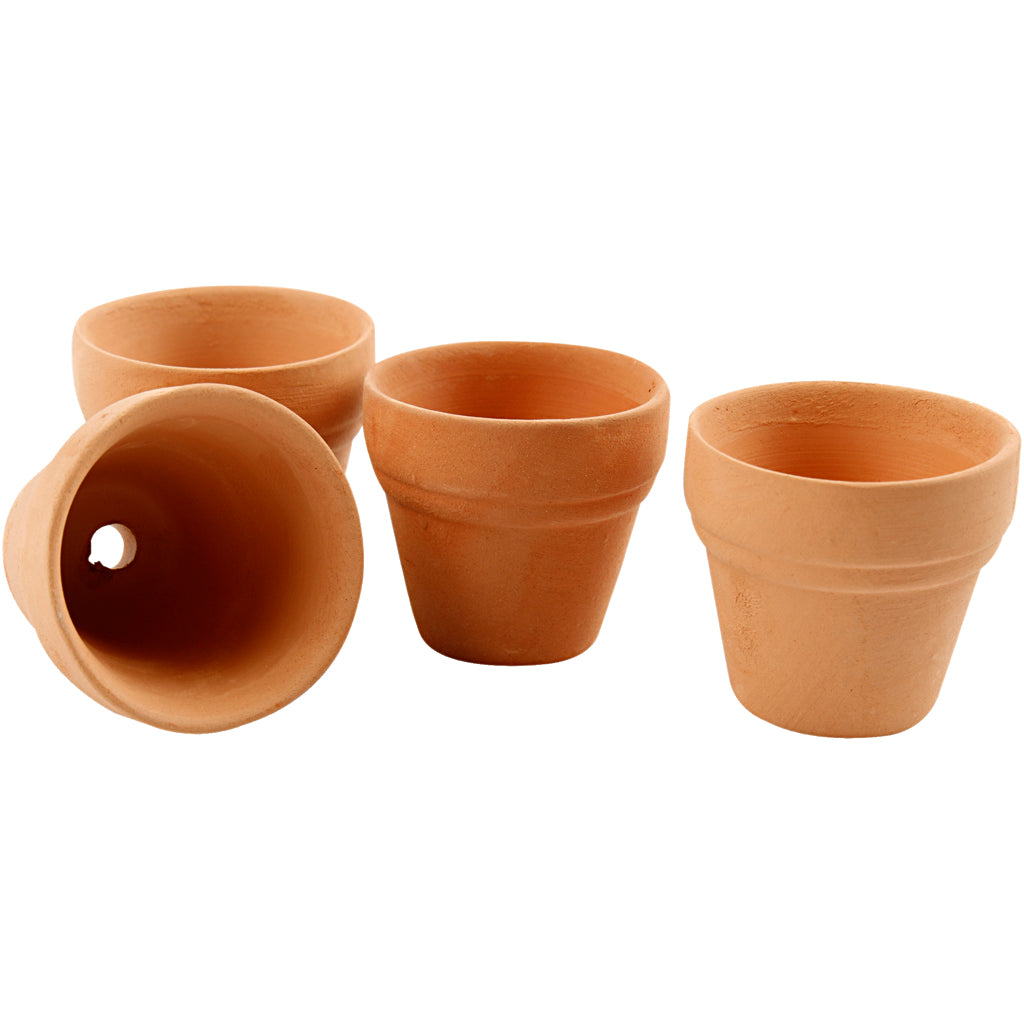 Creativ Company Blumentopf, H: 3,1 cm, T 3,4 cm, 48 Stück 1 Karton