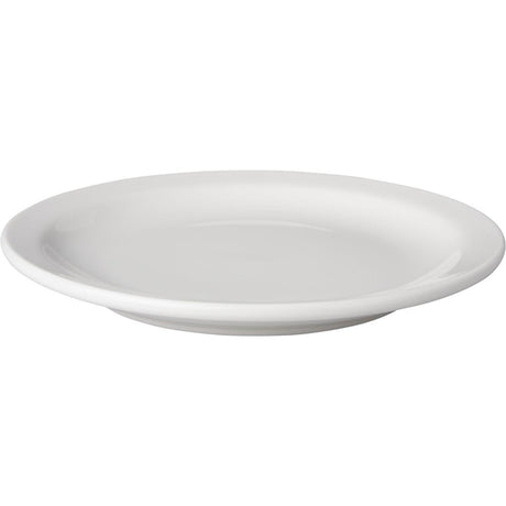 Mammut-Kuchenteller Budgetline schmaler Rand aus Porzellan 16 cm, 6er-Set