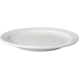 Mammutteller weiß flach 21 cm schmaler Rand Budgetline (6 Stück)