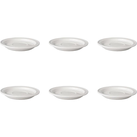 Mammut-Kuchenteller Suppenteller Budgetline 17 cm Porzellan weiß (6er-Set).