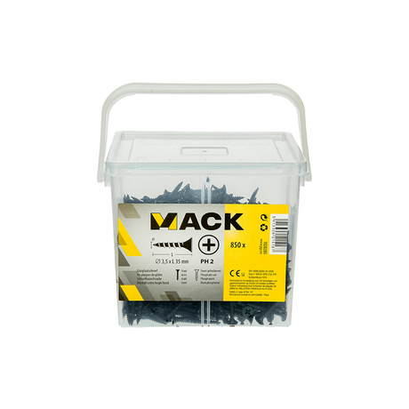 Mack 1020285 - box gipsplaatschroeven 3,5 x 35 mm 850 st | 6 stuks